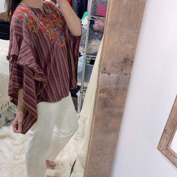 Ivy Jane boho floral embroidered top size small/medium - Picture 1 of 8